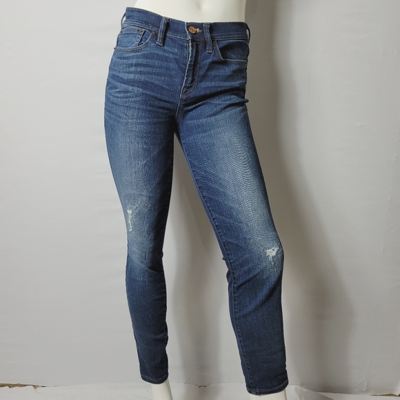 J. Crew Toothpick Skinny Jeans in Pacific Wash 27 - Picture 2 of 8